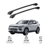 SSANGYONG KORANDO 2019 et modèles ultérieurs TRX1 Thunder Carrier Barres transversales pour galerie de toit de voiture, 2 barres